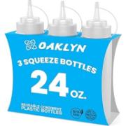 Oaklyn (3 komplektā) 590 ml plastmasas izspiežamās