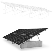 saules paneļu zemes stiprinājumi