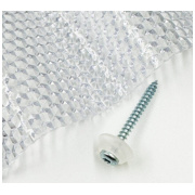 caurspīdīgs jumta segums