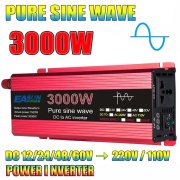 Tīra sinusoidālā viļņa invertors 1000W 1600W 2200W