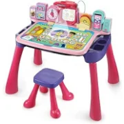 VTech 5-in-1 Magic Desk Pink — interaktīvs bērnu r