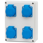 kontaktligzdu bloks