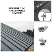stiprinājumi valcprofilam