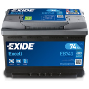 Akumulators EXIDE EXCELL EB740 12V 74Ah 680A(EN) 2