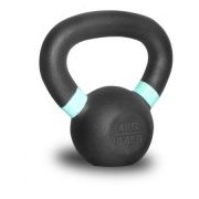 G Black Gravity R cast kettlebell with color ring 