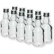 stikla pudeles 50 ml