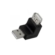 LOGILINK Adapter; USB 2.0; USB A socket (angle),US
