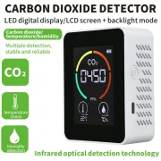Gaisa monitors CO2 oglekļa dioksīda detektors silt