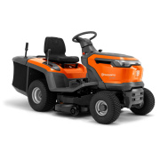 dārza traktors ar savācējgrozu