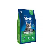 BRIT PREMIUM Cat STERILIZED - 8.0 kg Augstas kvali